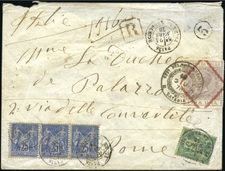Stamp of France 1616-1876, Une partie préphilatélie dont cachets d