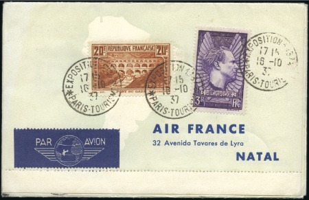 Stamp of France 1900-60, Petit lot de lettres dont convoyeurs, tax