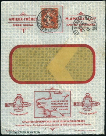 Stamp of France 1880-1930, Belle présentation de timbres perforés