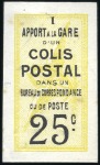 Stamp of France 1892 Roue ailé: 6 essais non-dentelés avec et sans