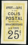 Stamp of France 1892 Roue ailé: 6 essais non-dentelés avec et sans