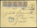 Stamp of Colonies françaises » Réunion 1793-1935, Très belle étude sur la POSTE MARITIME 