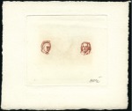 Stamp of Colonies françaises » Monaco 1937-48, 66 épreuves d'artiste dont Jardins de Mon
