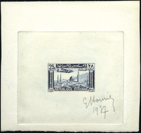 Stamp of Colonies françaises » Colonies Francaise Collections et Lots SYRIE 1937-40, 25 épreuves de luxe et 4 épreuves d