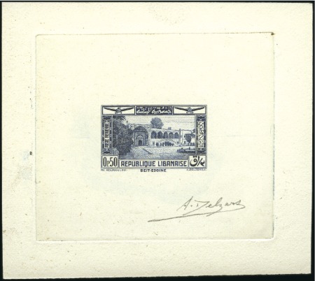 Stamp of Colonies françaises » Colonies Francaise Collections et Lots GRAND LIBAN 1937-40, 28 épreuves de luxe et 3 épre