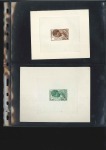 Stamp of Colonies françaises » Colonies Francaise Collections et Lots 1938-42, COTE D'IVOIRE- CAMEROUN 20 épreuves d'art