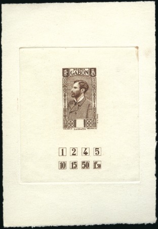 Stamp of Colonies françaises » Colonies Francaise Collections et Lots 1938-40, DAHOMEY- MAURITANIE-GABON 18 épreuves d'a