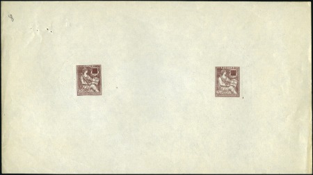 Stamp of France 1902 Mouchon retouché: 5 grands feuillets avec deu