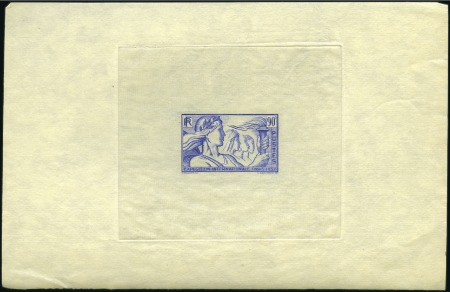 Stamp of Colonies françaises 1937 Epreuve d'artiste 30c et 90c Expo coloniale s