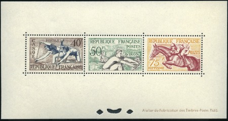 Stamp of France 1946-66, Collection de 43 Blocs spéciaux gommés, l