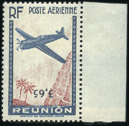 Stamp of Colonies françaises » Réunion 1852-1947, Ensemble important avec doubles dont va