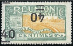 Stamp of Colonies françaises » Réunion 1892-1941, Lot de VARIETES dont 75c Groupe légende