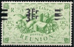 Stamp of Colonies françaises » Réunion 1892-1941, Lot de VARIETES dont 75c Groupe légende