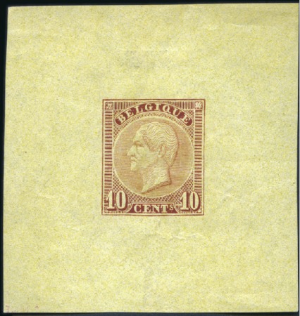 Stamp of Belgium » Belgique. Léopold 1er - Nouveau Type - La Genèse Période de la Commission, Proposition de C. Wiener