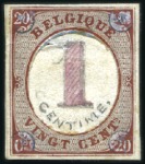 Stamp of Belgium » Belgique. Léopold 1er - Nouveau Type - La Genèse Période de la Commission, Proposition de J. Dargen