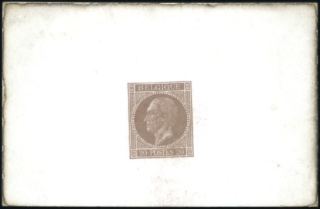Stamp of Belgium » Belgique. Léopold 1er - Nouveau Type - La Genèse Proposition De La Rue, non adoptées, Deuxième prop