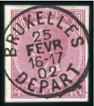 Stamp of Belgium » Belgique. Léopold 1er - Nouveau Type - Émission Réimpression de 1895: 10c, 20c, 40c et 1F avec obl