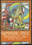 Stamp of Olympics 1906-1960, VIGNETTES: A wonderful collection neatl