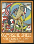 Stamp of Olympics 1906-1960, VIGNETTES: A wonderful collection neatl