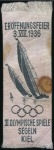 Stamp of Germany » German Empire » German Empire, 1933/45 Third Reich Kiel Opening and Closing ceremony ribbons, 31x93mm