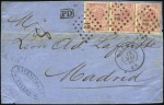 Stamp of Belgium » Belgique. Léopold 1er - Nouveau Type - Émission Groupe de 17 lettres et 2 devants sur pages d'Anat