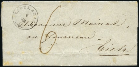 Stamp of Belgium » Belgique. Histoire Postale 1847 (4.4) Lettre d'Echternach pour Eich, cachet t