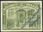 Stamp of Belgium » General issues from 1894 onwards 1915-19 Vues, Essais des coins adoptés en nuances 