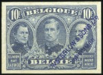 Stamp of Belgium » General issues from 1894 onwards 1915-19 Vues, Essais des coins adoptés en nuances 