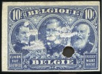 Stamp of Belgium » General issues from 1894 onwards 1915-19 Vues, Essais tous grattés des coins adopté