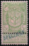 Stamp of Belgium » General issues from 1894 onwards 1894 Exposition d'Anvers, Épreuve du coin sans ban