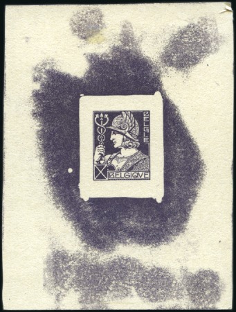 Stamp of Belgium » General issues from 1894 onwards 1932 Allégories, type Mercure, lot de 25 essais de