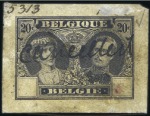 Stamp of Belgium » General issues from 1894 onwards 1926 Couple Royal, lot comprenant quatre essais de