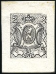 Stamp of Belgium » Belgique. 1866-67 Petit Lion - La Genèse Type non adopté, Six épreuves différentes du coin 