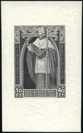 Stamp of Belgium » General issues from 1894 onwards 1932 Cardinal Mercier, trois épreuves des trois va