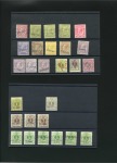 Stamp of Belgium » Belgique. 1884-91 Nouveaux types, nouvelles valeurs - Émission Groupe de 24 timbres montrant différents types de
