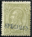 Stamp of Belgium » Belgique. 1884-91 Nouveaux types, nouvelles valeurs - Émission Groupe de 24 timbres montrant différents types de 
