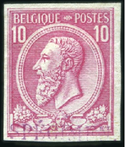 Stamp of Belgium » Belgique. 1884-91 Nouveaux types, nouvelles valeurs - Émission Groupe de 24 timbres montrant différents types de 