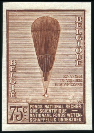 Stamp of Belgium » General issues from 1894 onwards 1932 Ballon Piccard, la série complète sur trois f