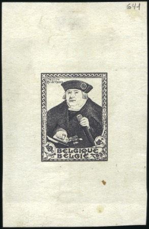 Stamp of Belgium » General issues from 1894 onwards 1935 Siteb, épreuve du coin non-achevé, second éta