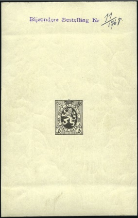 Stamp of Belgium » General issues from 1894 onwards 1929-32, Lion héraldique, tirage spécial des coins