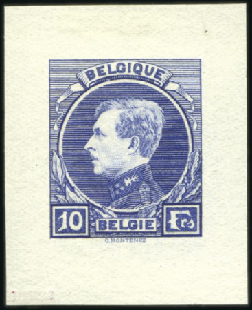 Stamp of Belgium » General issues from 1894 onwards 1929-41 Grand Montenez, type non-adopté "FRS", 10F