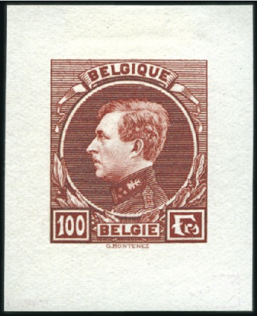 Stamp of Belgium » General issues from 1894 onwards 1929-41 Grand Montenez, type non-adopté "FRS", sep