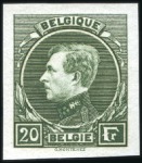 Stamp of Belgium » General issues from 1894 onwards 1929-41 Grand Montenez, épreuves des coins définit