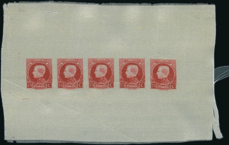 Stamp of Belgium » General issues from 1894 onwards 1921-25 Petit Montenez, épreuves du type adopté de