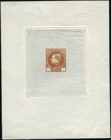 Stamp of Belgium » General issues from 1894 onwards 1929-41 Grand Montenez, essai du 3ème état de la g