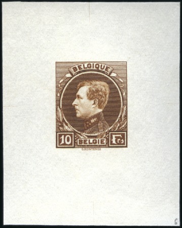 Stamp of Belgium » General issues from 1894 onwards 1929-41 Grand Montenez, type non-adopté "FRS", 10F