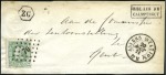 Stamp of Belgium » Belgique. 1869-83 Nouveaux types et nouvelles valeurs - Émission RELAIS: Lot de 33 documents avec oblitérations de 