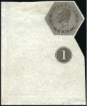 Stamp of Belgium » General issues from 1894 onwards 1866 Léopold 1er, 50c gris et 1F vert, non-dentelé