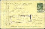 Stamp of Belgium » General issues from 1894 onwards 1914-18, Emission Pellens quelques lettres sur cin