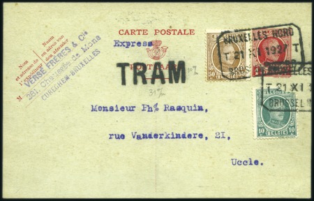Stamp of Belgium » General issues from 1894 onwards 1869-1958, Lot de 39 lettres et cartes, bon nombre